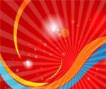 red abstract background colored